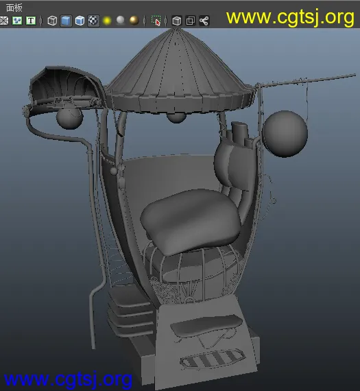 Maya模型V1004Z的预览图2